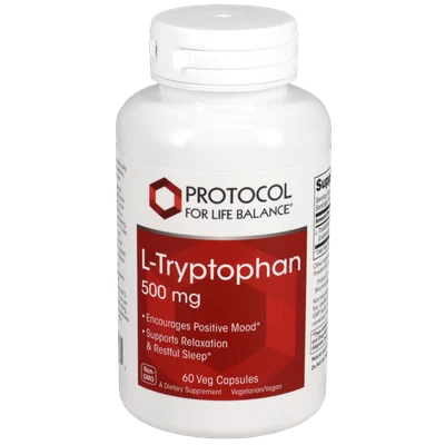 L-Tryptophan 500mg (Protocol for life balance)
