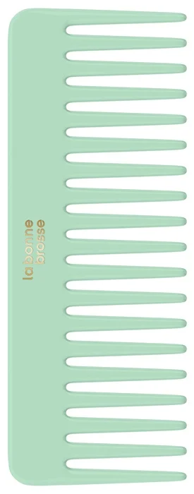 La Bonne Brosse The Large Detangling Comb in Acetate Blue Lagoon