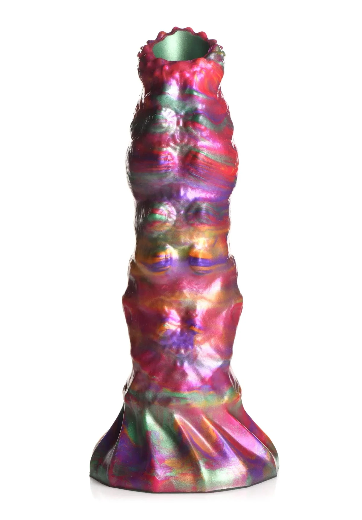 Larva Silicone Ovipositor Dildo with Eggs (7.6in)