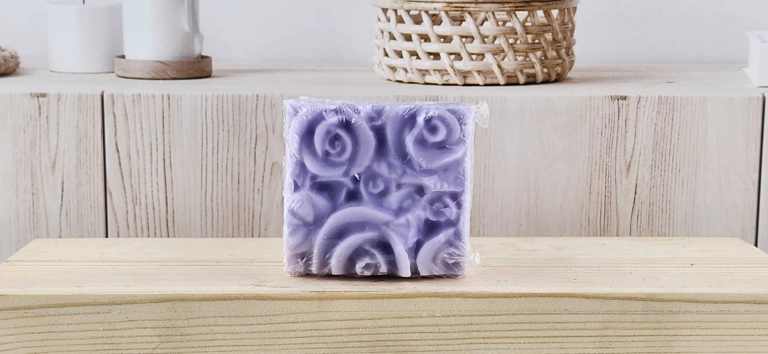 Lavender Rose Flower Bar Soap - READ DESCRIPTION