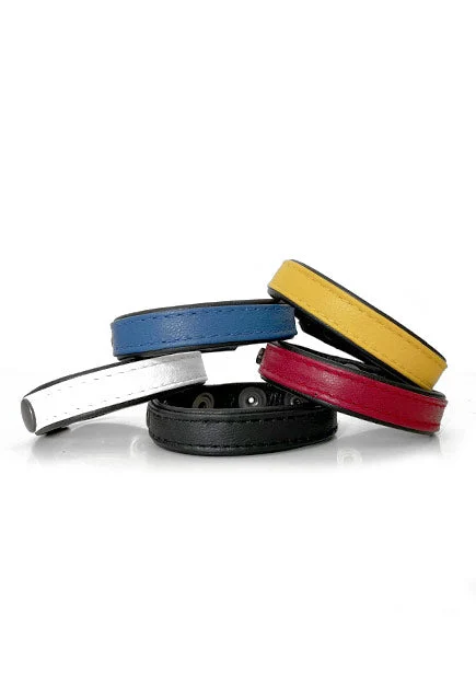 Leather C-Ring with color band