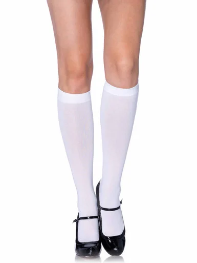 Leg Avenue Nylon Opaque Knee Highs