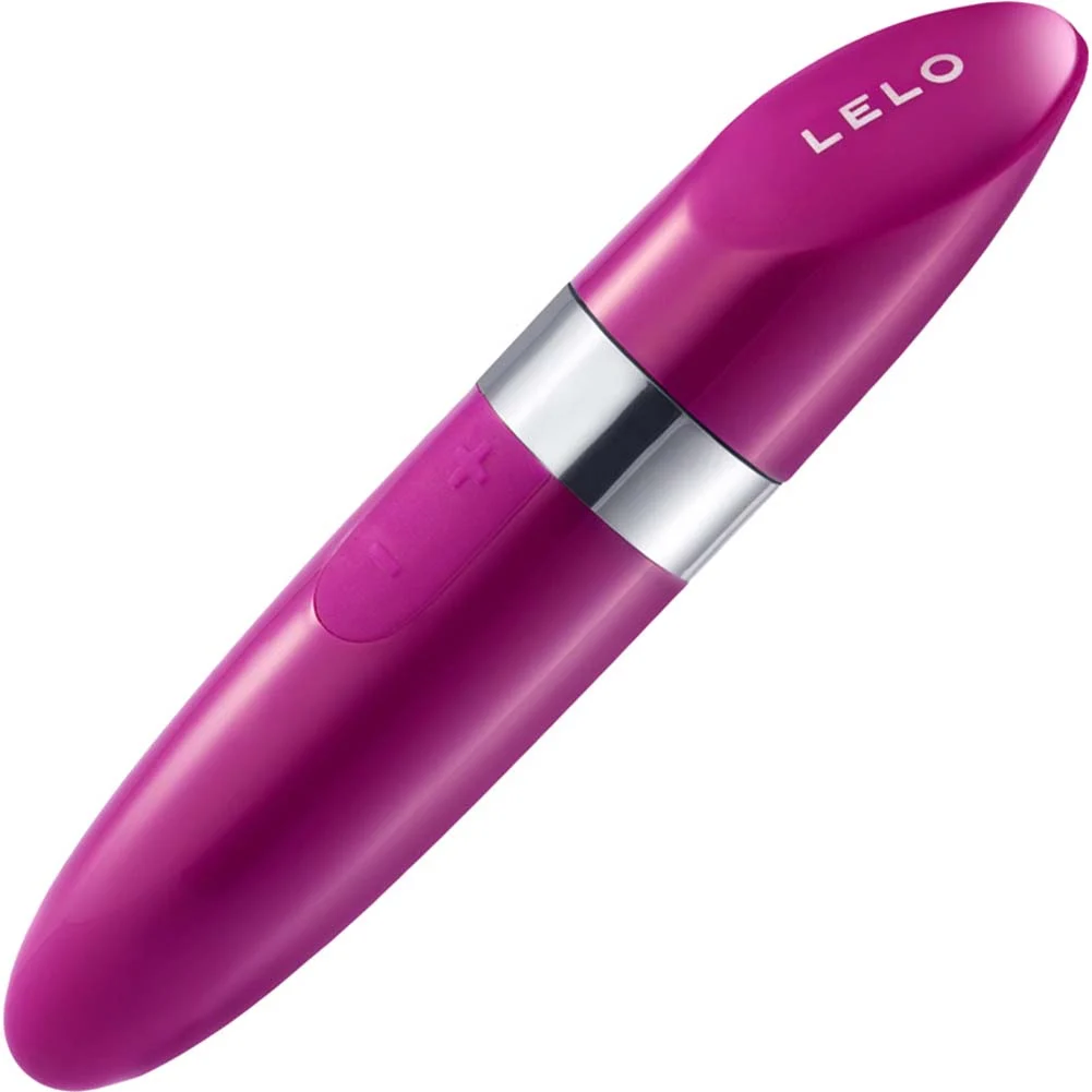 LELO Mia 2 USB Rechargeable Silicone Lipstick Vibe, 4.5", Deep Rose