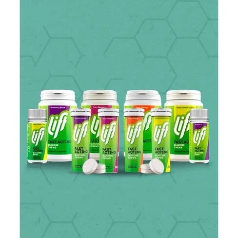 Lift Raspberry Glucose Tablets