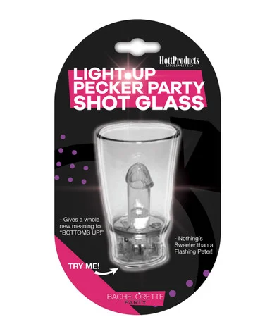 Light Up Pecker Party Shot Glass