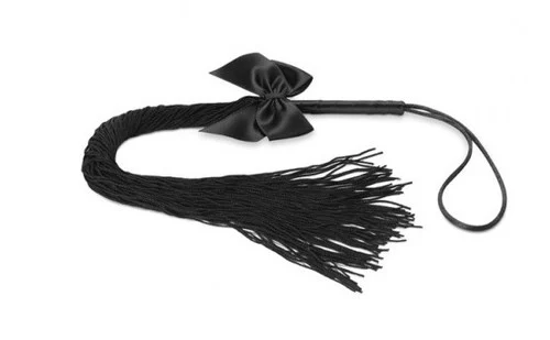 Lilly Black Fringe Whip by Bijoux Indiscrets