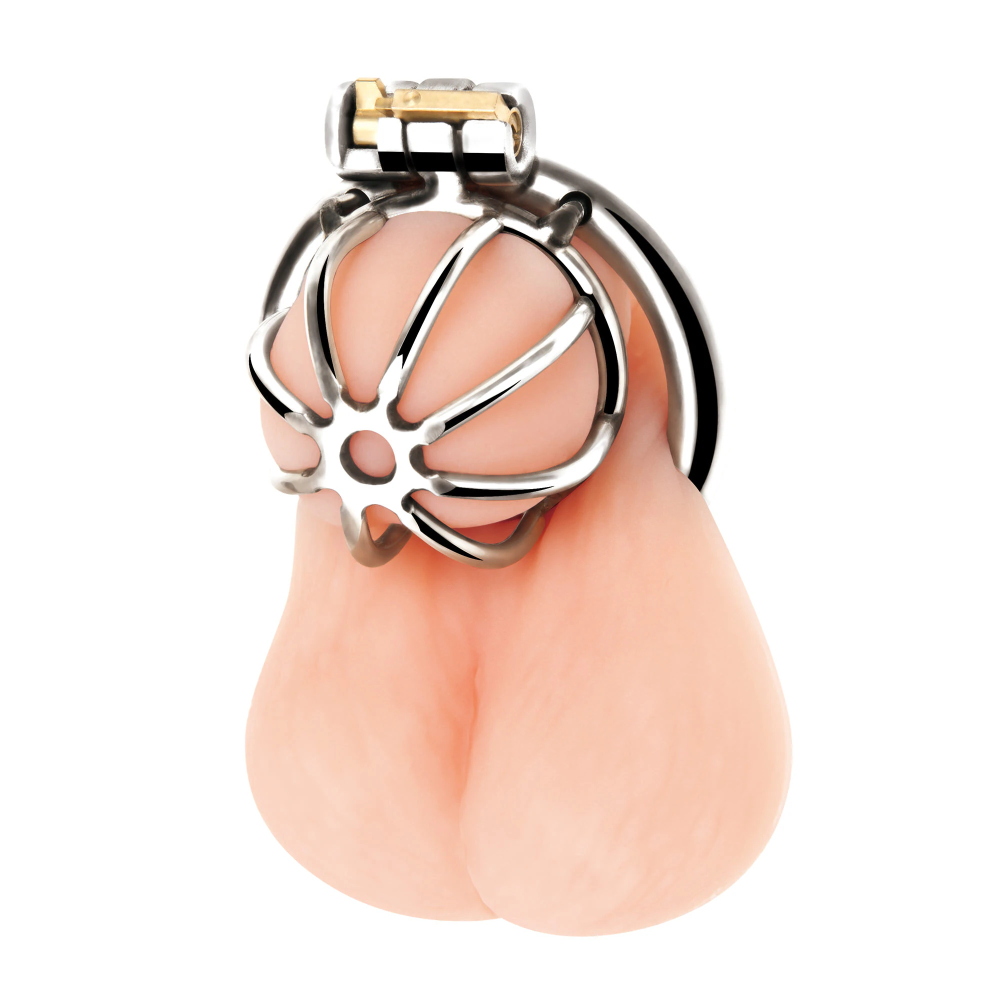 little cock stainless steel chastity cage