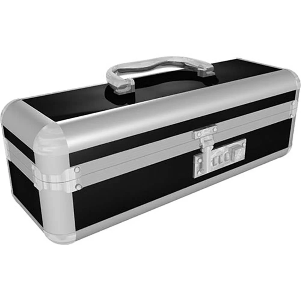 Lockable Toy Chest, 12", Black