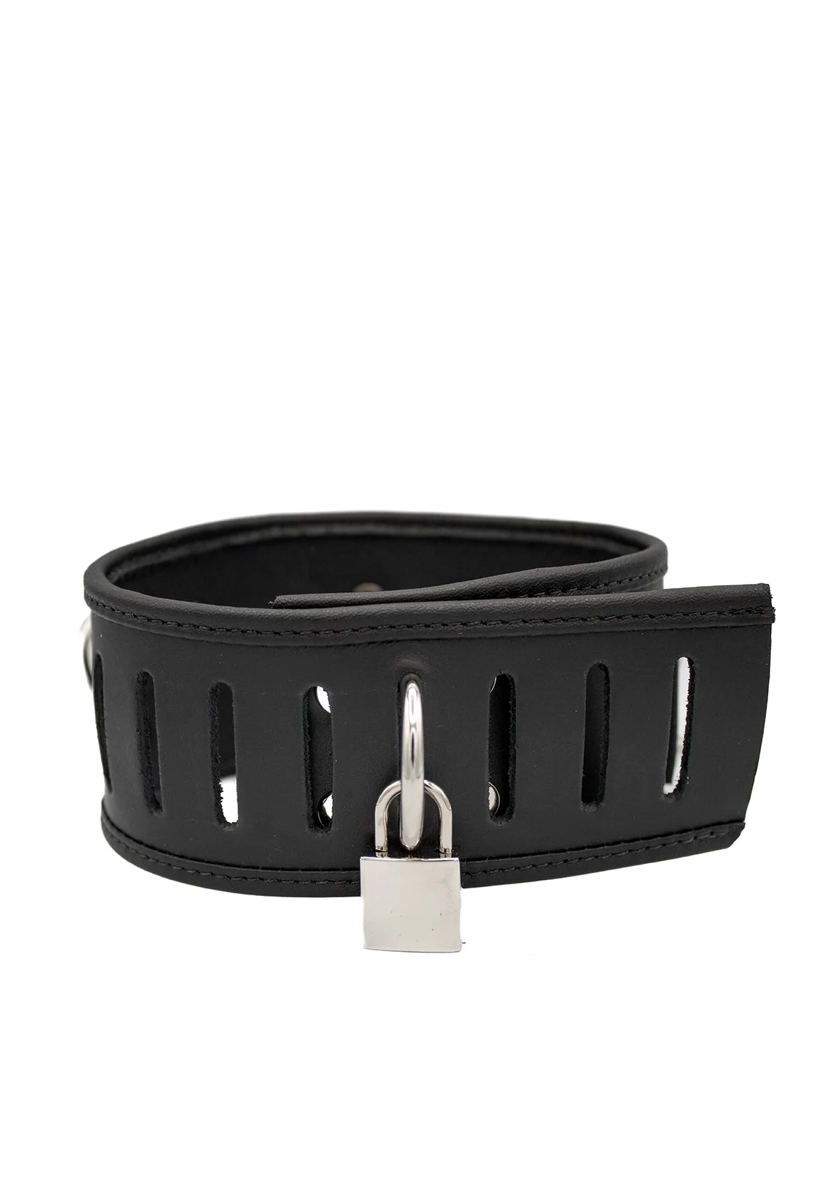Locking Posture Leather Collar