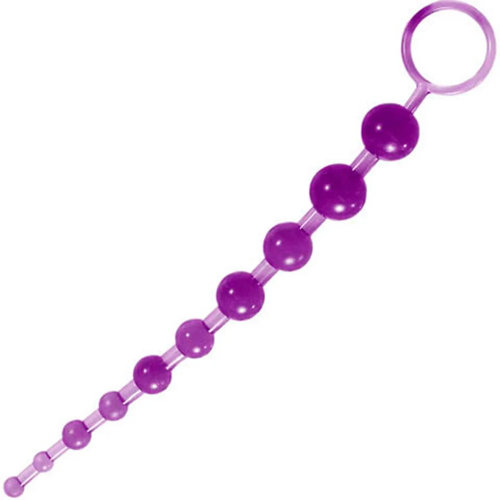 Love Beads with Safety Pull Loop, 11", Lavender