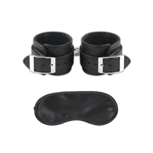 LUX FETISH LEATHERETTE CUFFS