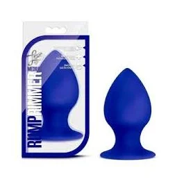 Luxe Rump Rimmer Small Indigo Silicone Butt Plug