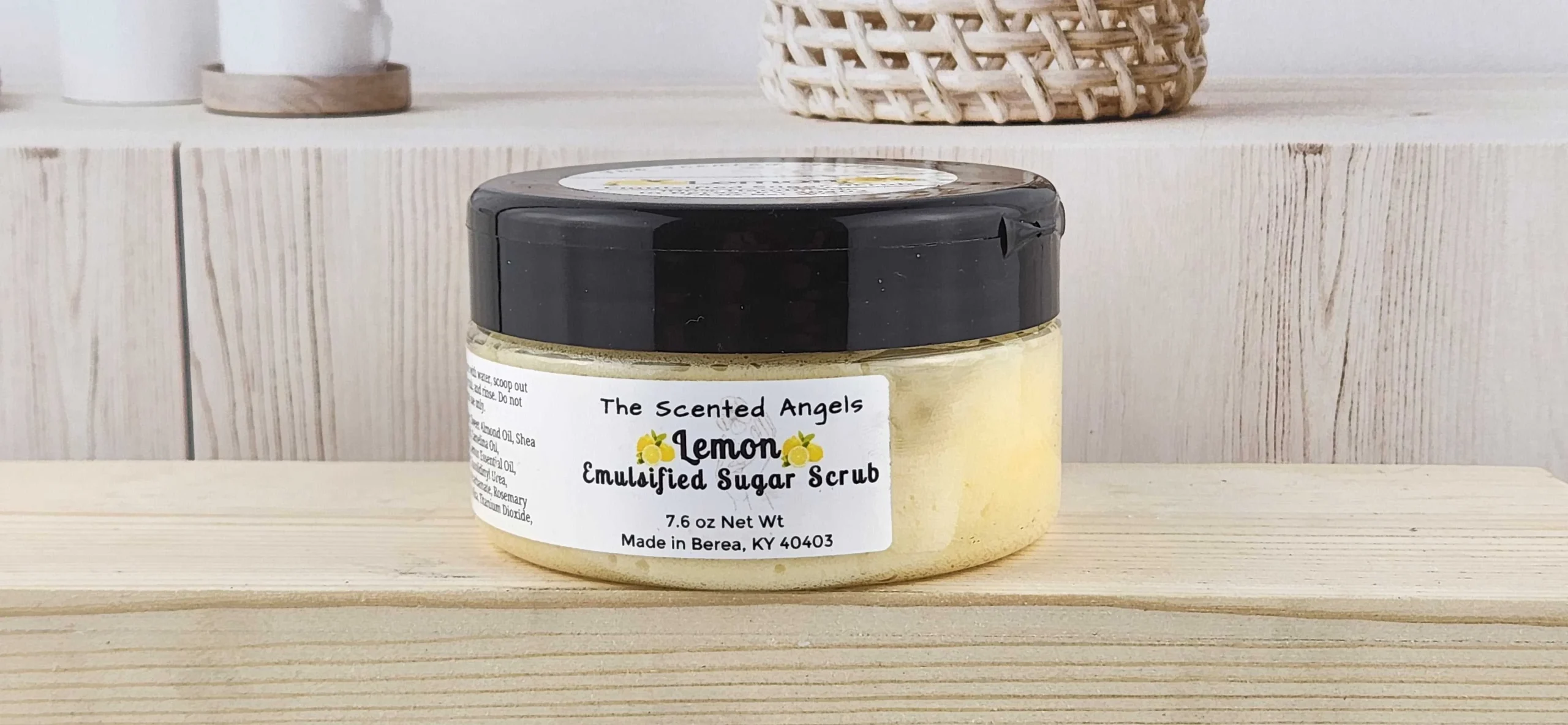 Luxurious Lemon Emulsified Sugar Scrub
