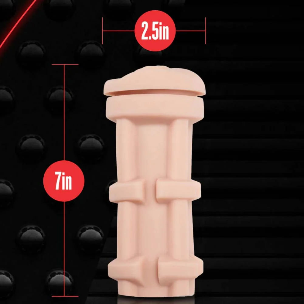 M for Men Soft and Wet Self Lubricating Stroker Cup, Orbs and Ridges