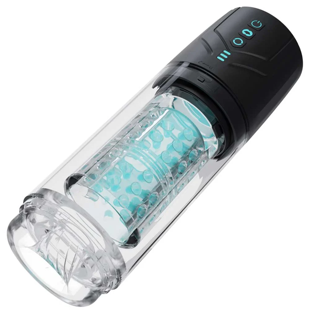 M for Men Whirlwind Pro Sucking Automatic Male Masturbator, 9.75", Black
