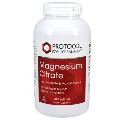 Magnesium Citrate Softgels (Protocol for life balance)