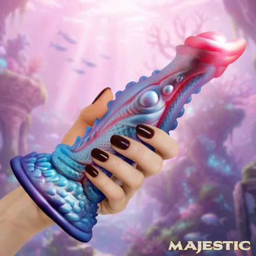 Majestic Series Creature Cocks Delphine Mermaid Silicone Dildo