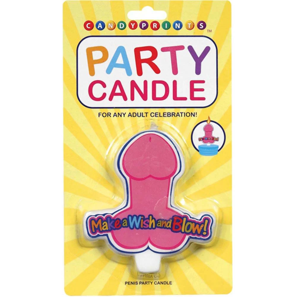 Make a Wish and Blow Penis Party Candle
