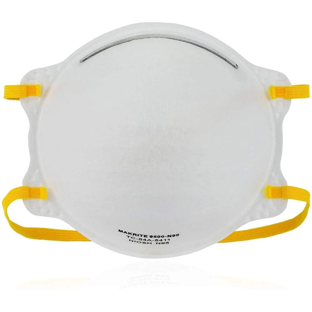 Makrite 240pcs 9500 Disposable Particulate Respirator N95 Face Mask, Regular Size
