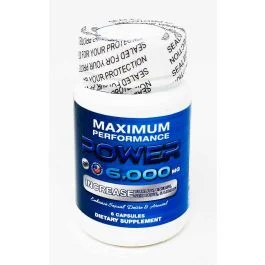 Male Enhancement Bottle 6 Pills Power 6000mg Maximum