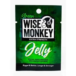 Male Enhancement Sachet Wise Monkey Green Jelly