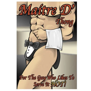 Male Power Maitre D' Thong