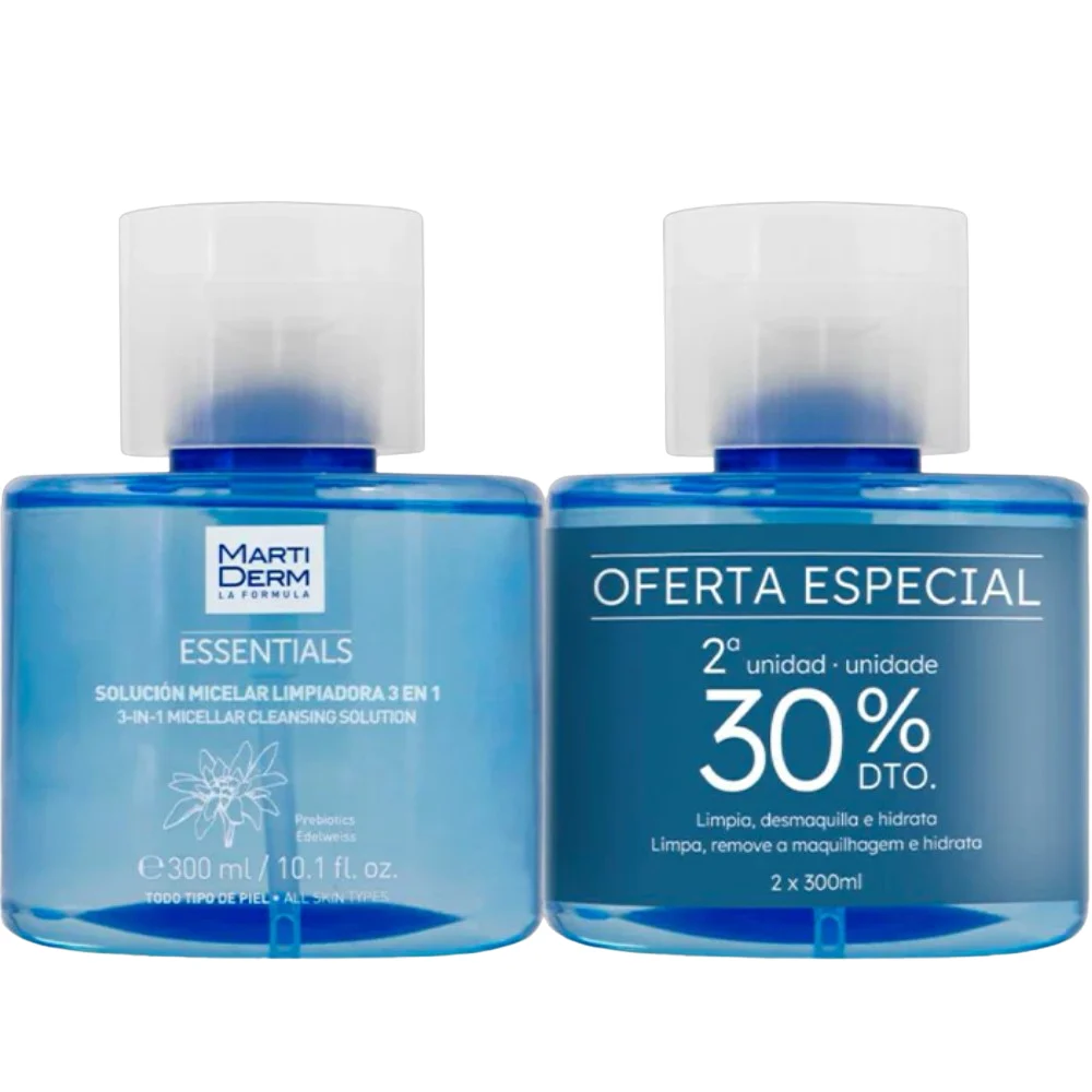 Martiderm Essentials 3 in 1 Micellar Cleansing Solution for All Skin Types