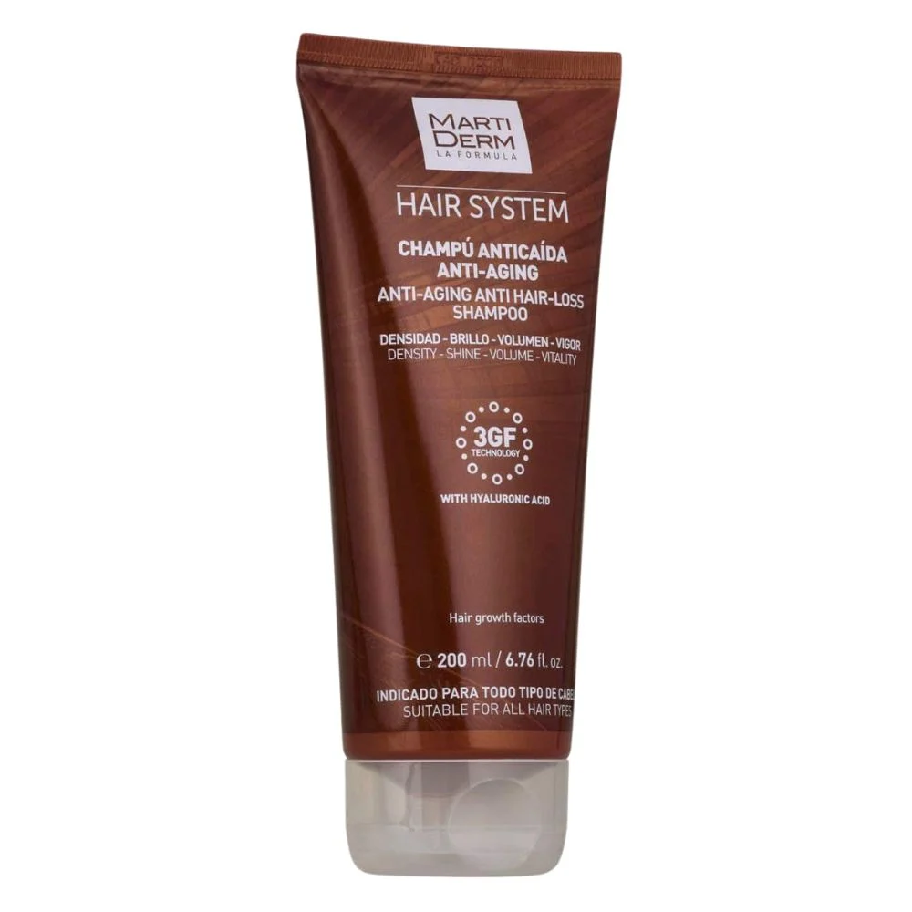 Martiderm Hair System Anti-Aging Anti Hair-Loss Shampoo for All Hair Types