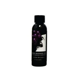 Massage Oil Grape Edible 2 oz