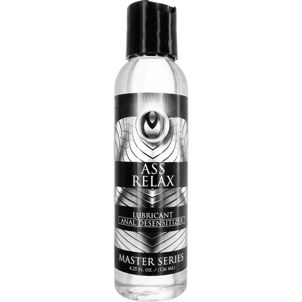 Master Series Ass Relax Desensitizing Anal Lubricant, 4.25 fl.oz (125 mL)