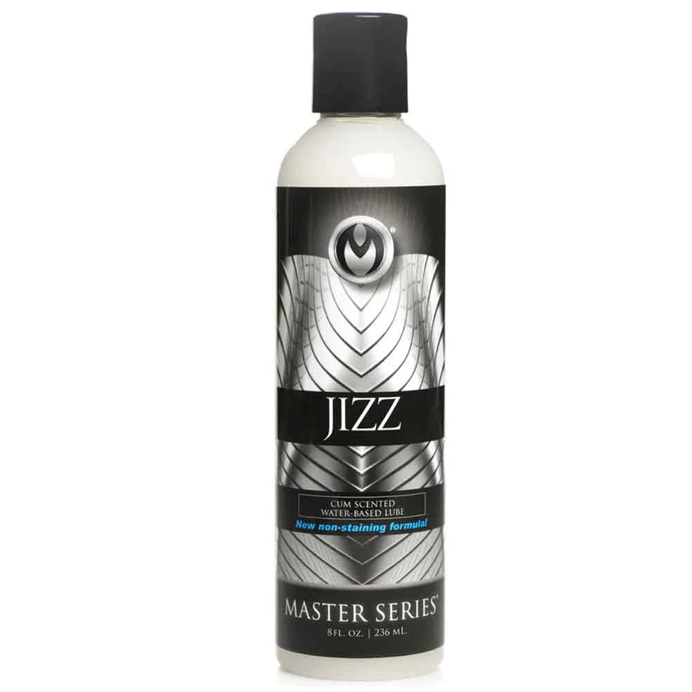 Master Series Jizz Water Based Personal Lubricant, 8.5 fl.oz (250 mL), Cum Scented