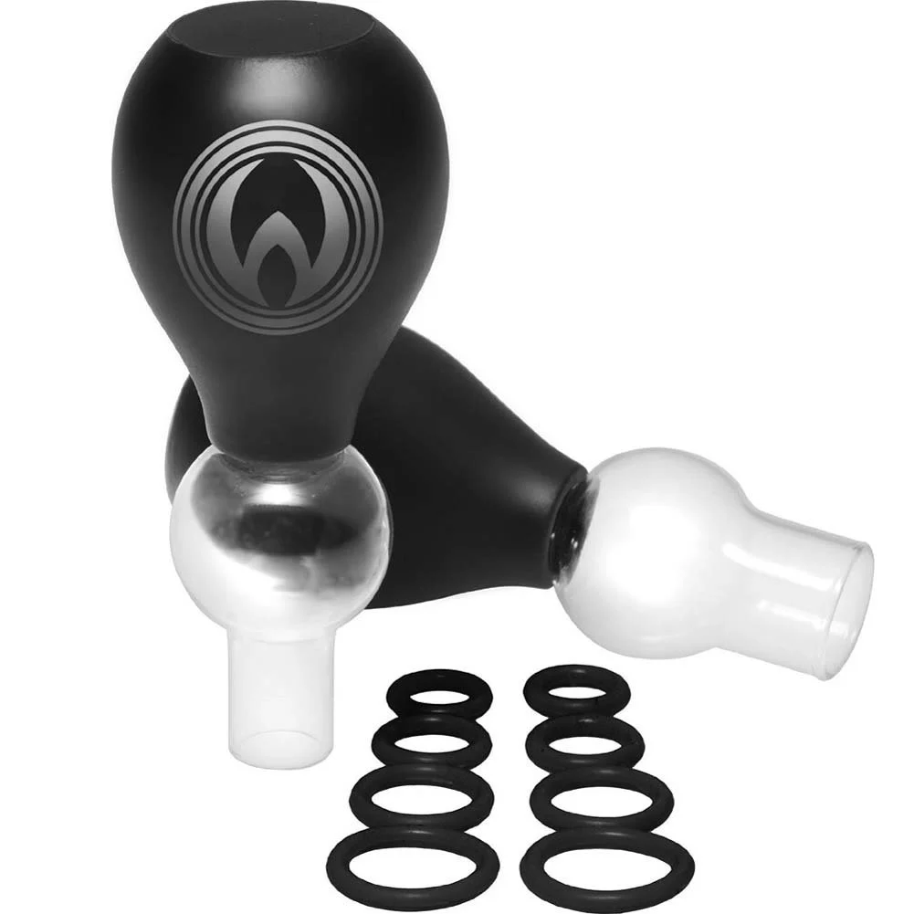 Master Series Pyramids Nipple Amplifier Bulbs, Black