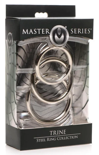 Master Series Trine Steel Ring Collection