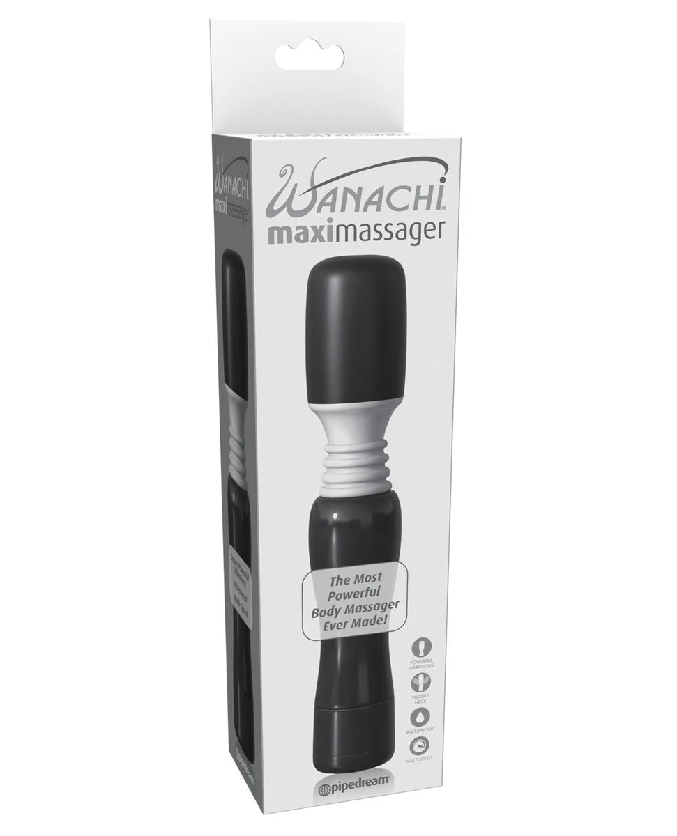 Maxi Wanachi Massager Waterproof Black