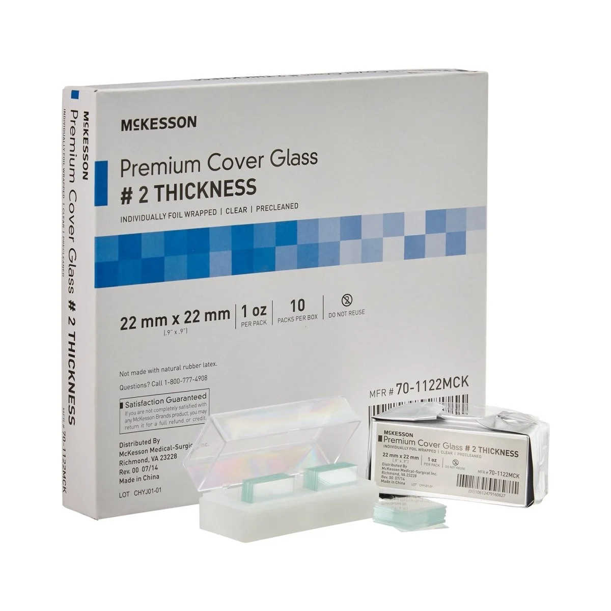 Mckesson Premium No. 2 Thickness Cover Glass