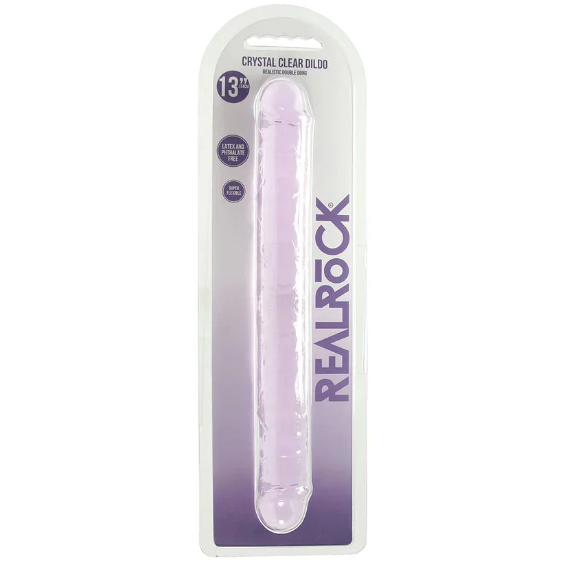 REALROCK 13 INCH DOUBLE DONG CRYSTAL