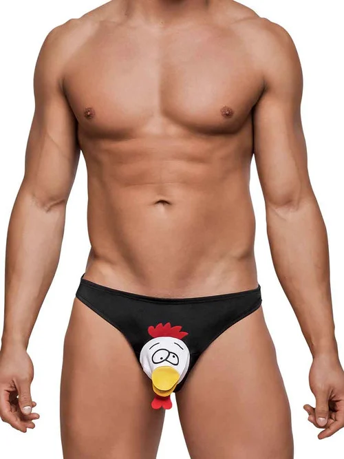 Men's Novelty Choke the Chicken Bikini Underwear