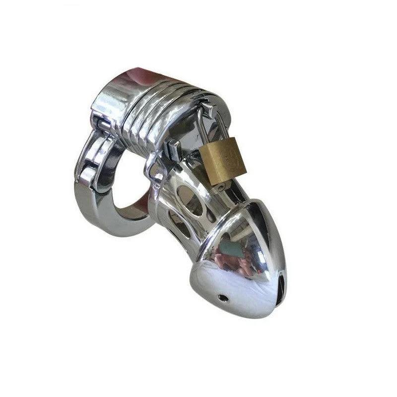 Men's Short Metal Chastity Cage
