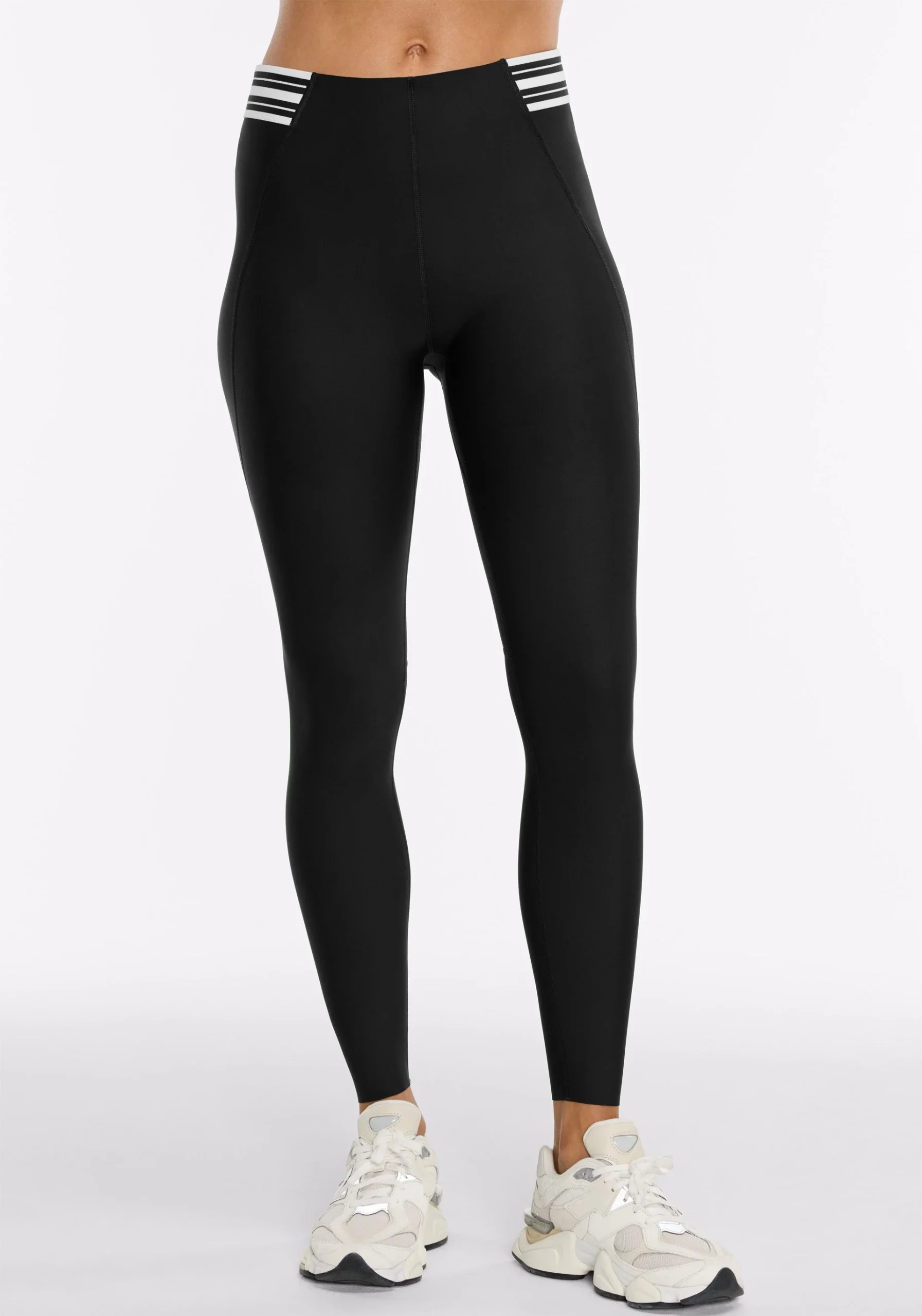Merit ⅞ Striped Elastic Legging