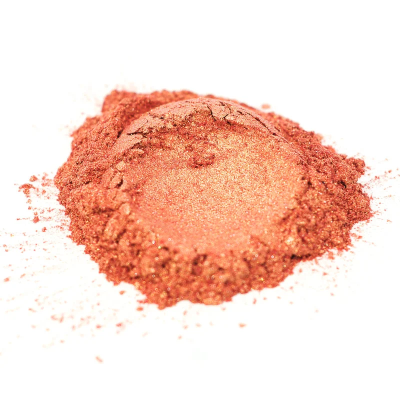 Mica, Coral-Gold Sparkle