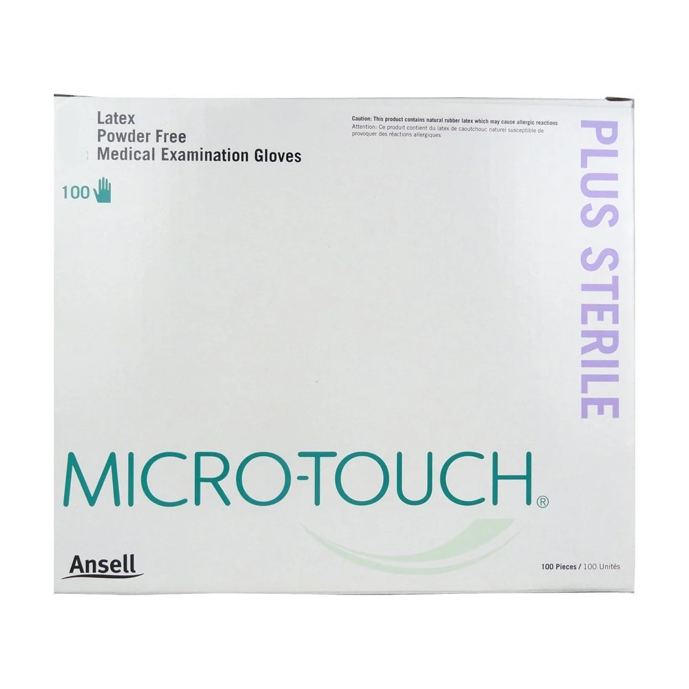 Micro Touch Plus Latex Exam Gloves