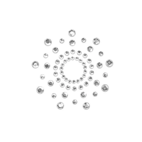 Mimi Clear Rhinestone Circle Pasties Body Jewelry by Bijoux Indiscrets