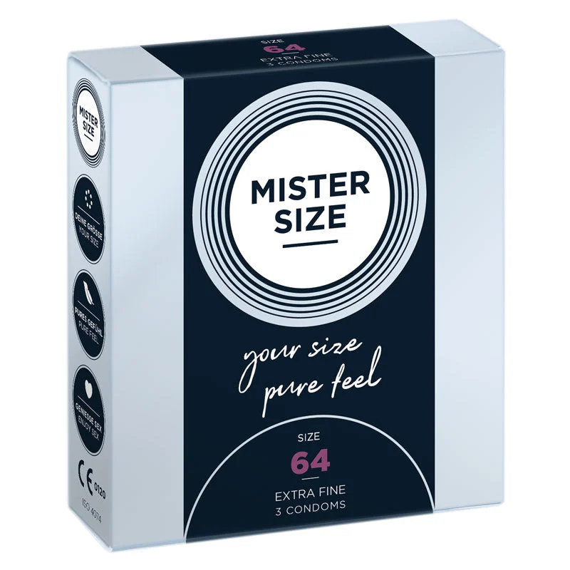 Mister Size 64mm 3 Pack
