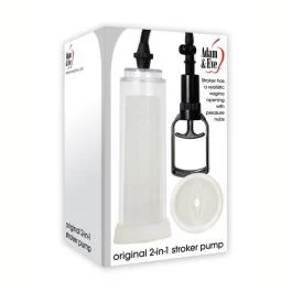 Molded Vagina Orifice Original 2-In-1 Stroker Pump