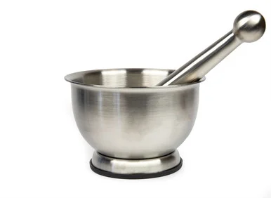 Mortar and Pestle, Stainless Steel