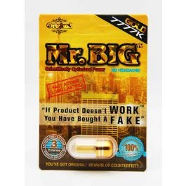 Mr Big Gold 7777K Male Sexual Enhancement Pill