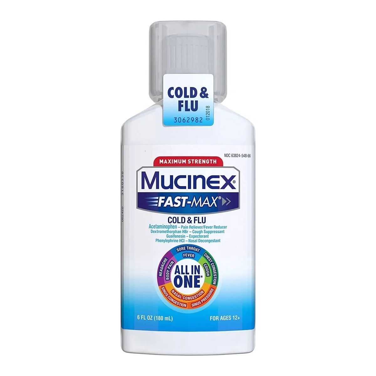 Mucinex Fast Max Cold & Flu Cold And Cough Relief