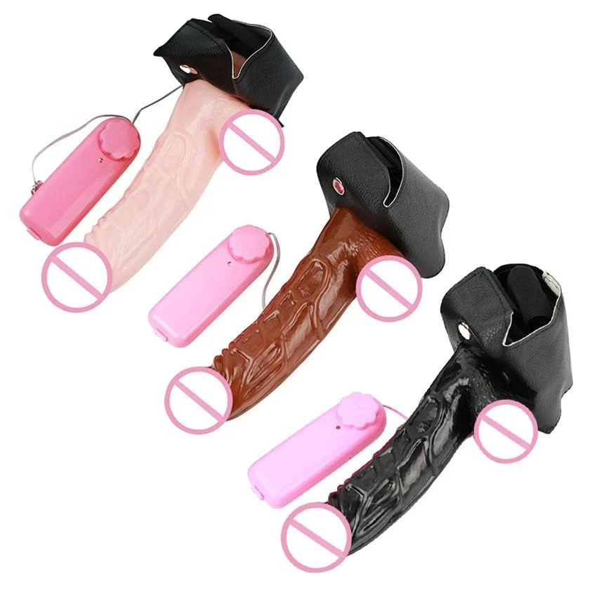 Multi-Speed Hollow Strap On Dildo Vibrator