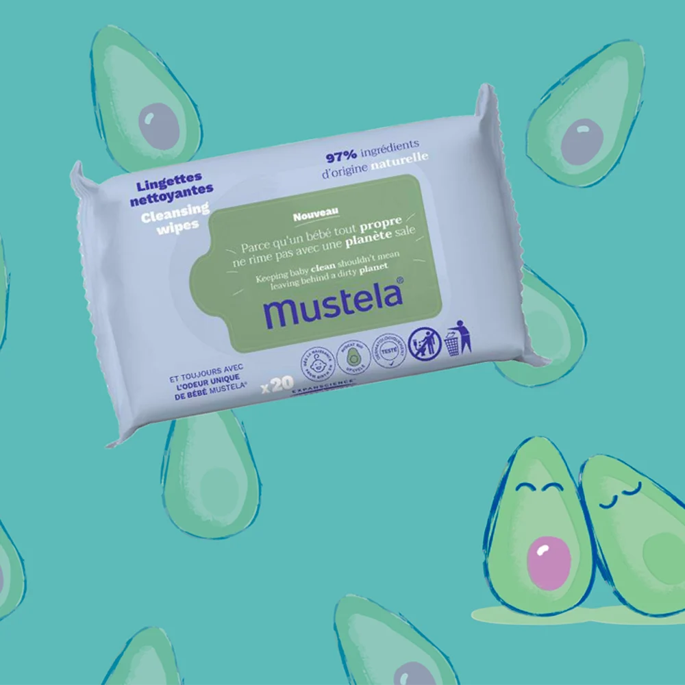 Mustela Cleansing Wipes with Perfume