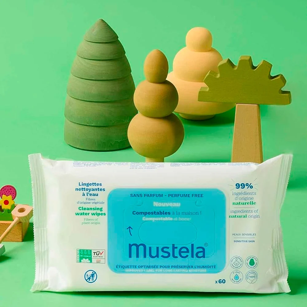 Mustela Cleansing Wipes without Perfume
